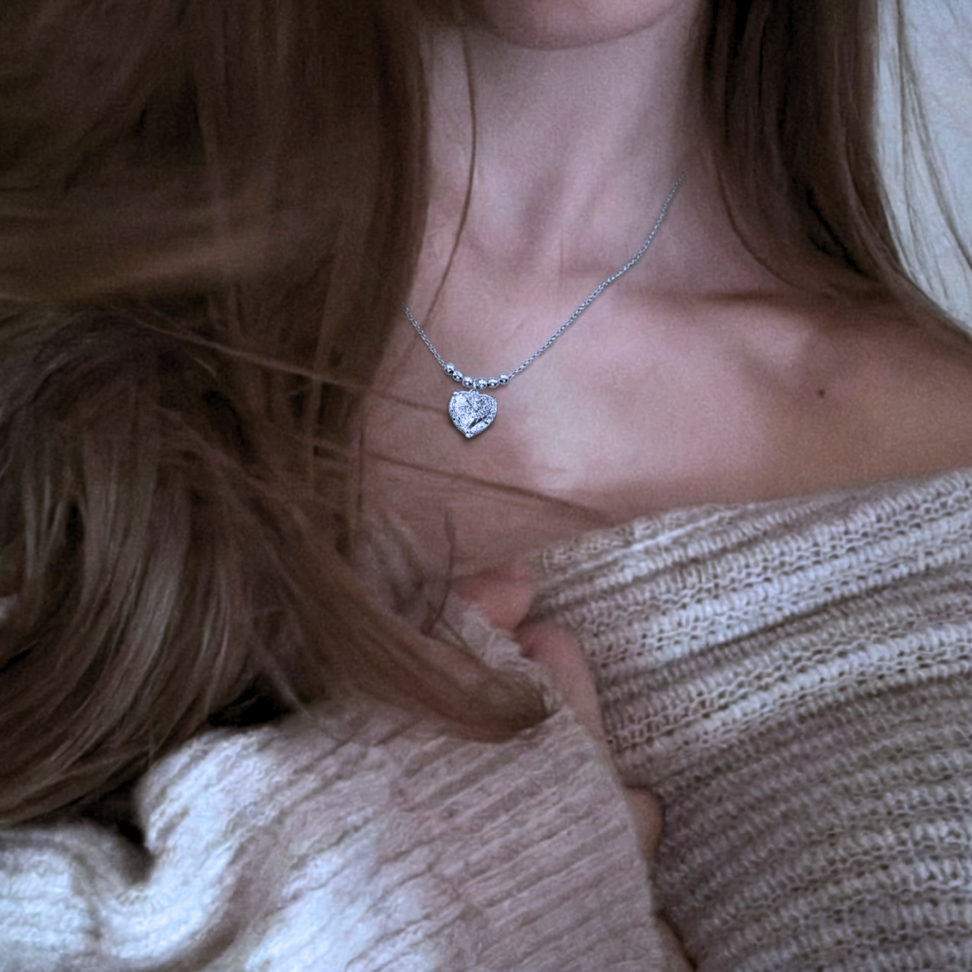 Collar corazón eterno