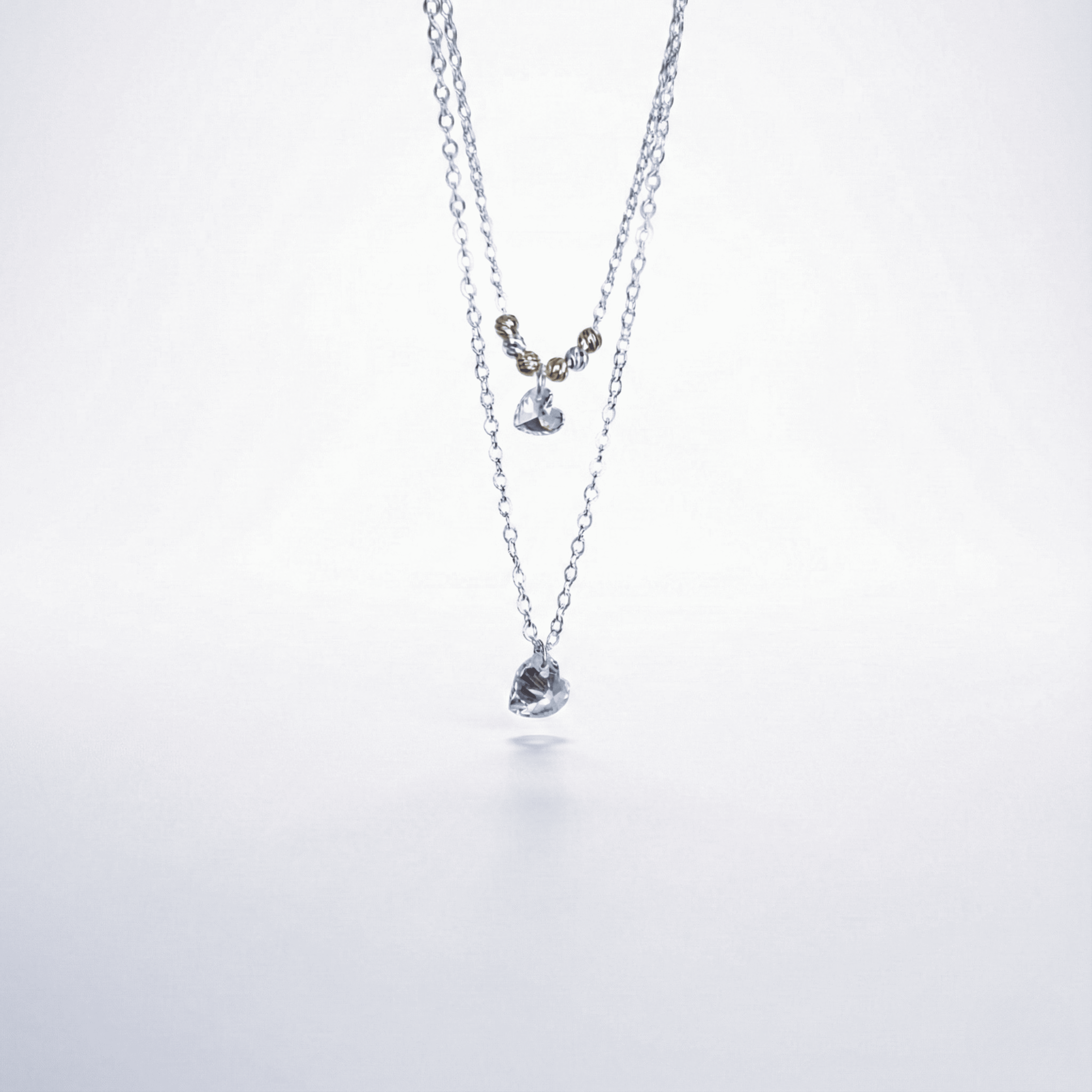 Collar doble cristal