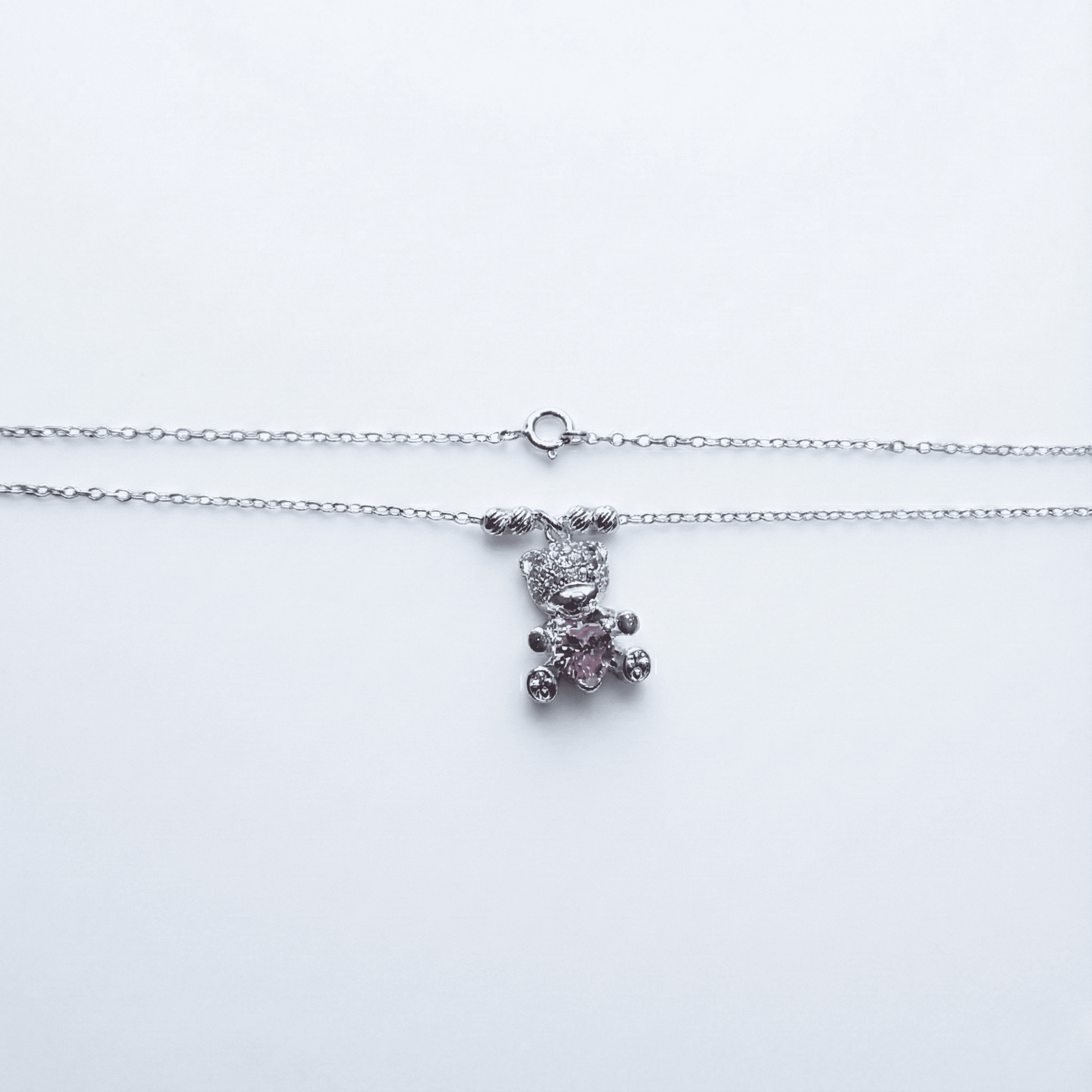 Collar oso de cristal