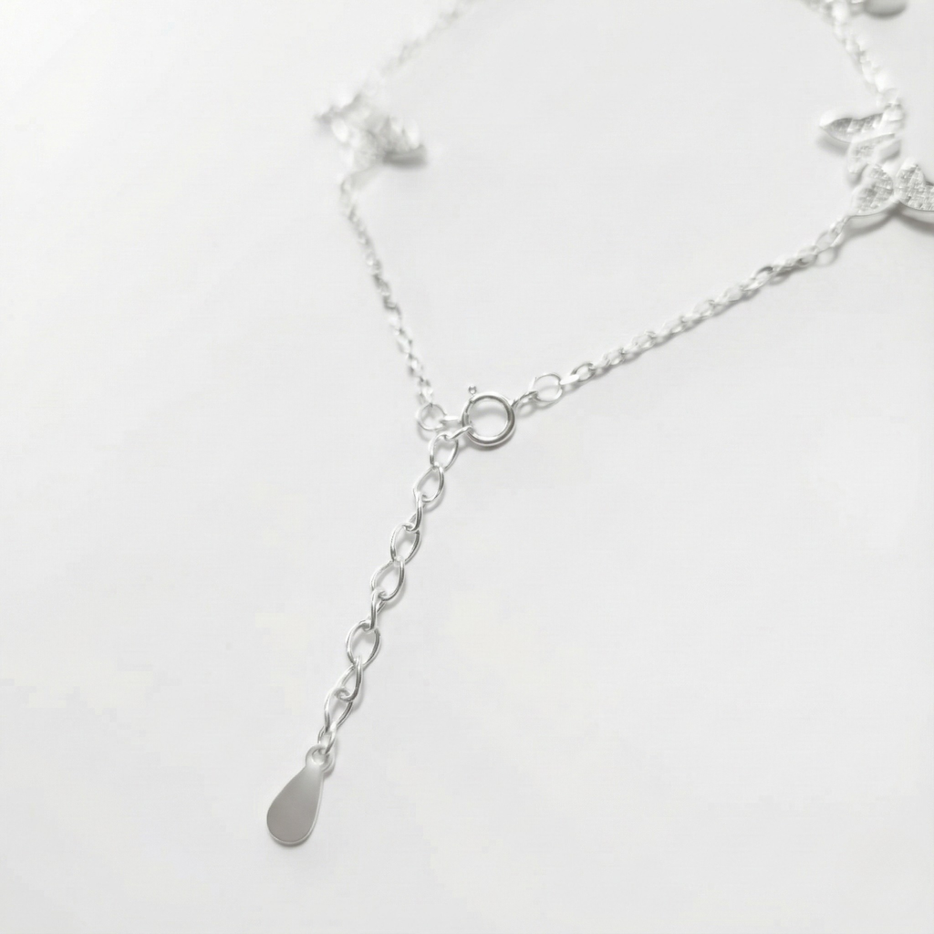 Pulsera Vuelo de Cristal en Plata .925