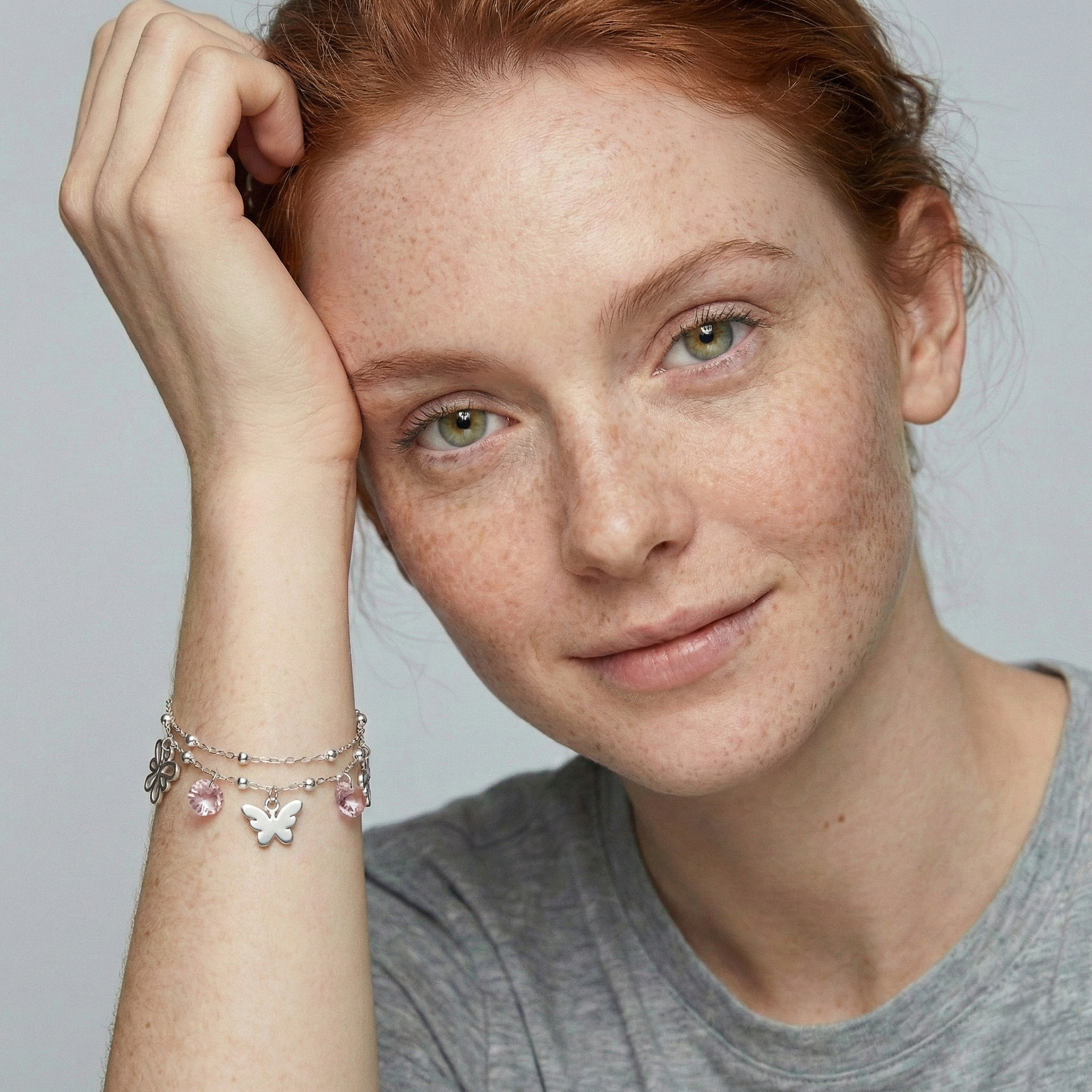 Pulsera Mariposas en Rosa (Diseño Limitado)