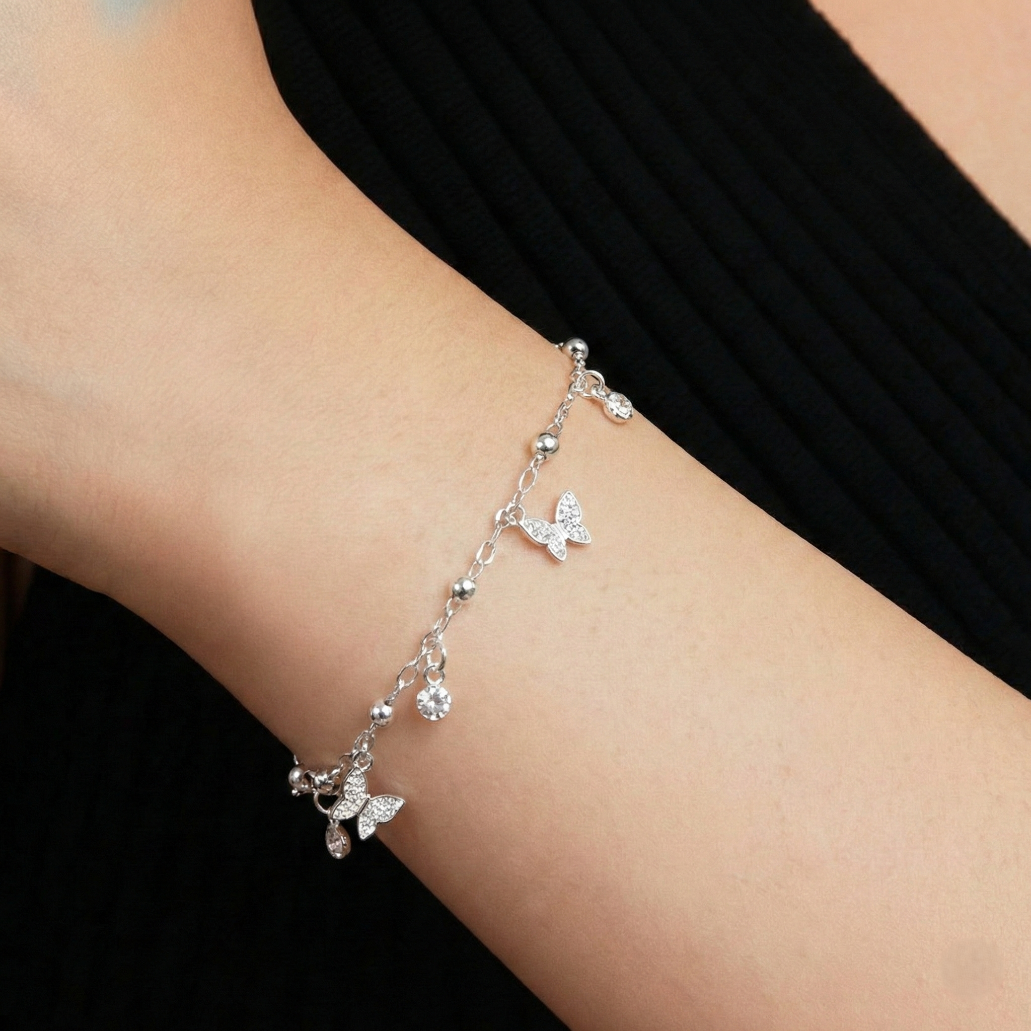 Pulsera Destellos de Mariposa (Edición Artesanal)